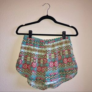 Multicolor Silky Feeling Shorts